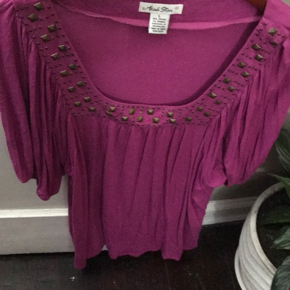 Purple blouse
